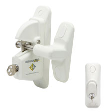 LokkLatch&reg; PRO SL (White) - LLP1SW-K  Keyed Different   DISCONTINUED PRODUCT!!ONLY 7 LEFT IN STOCK