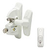 LokkLatch® PRO SL (White) - LLP1SW-K  Keyed Different   DISCONTINUED PRODUCT!!ONLY 7 LEFT IN STOCK