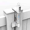 MagnaLatch® Series 3 Vertical Pull (White) - ML3VPKAWT 