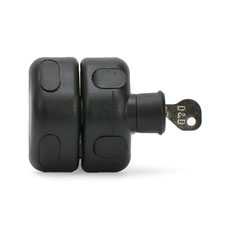 MagnaLatch&reg; Key-Lockable Side Pull (Black) - MLSPS2L 