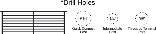 drill hole size diagram