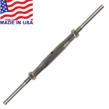 Classic Handy Crimp Swage to Swage Turnbuckle (Short Barrel) (1/8") - 26-412-3S 