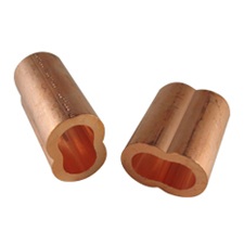 Nicopress Copper Oval Sleeves - 7/16" (2ea)  - 18-24-J8 