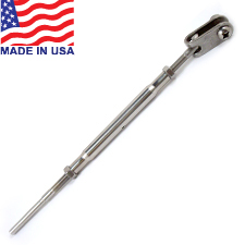 Traditional Handy Crimp Toggle Jaw Turnbuckle - 1/8" - 14TTCLL18A 