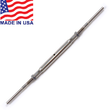 Traditional Handy Crimp Swage to Swage Turnbuckle - 1/8" - 14TTCLL18SS 