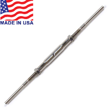 Traditional Handy Crimp Swage to Swage Turnbuckles  (Short Barrel) - 1/8" - 14TT2CLL18SS 