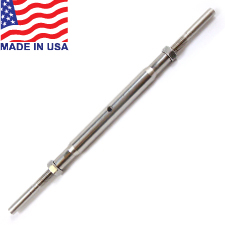 Traditional Swage To Swage Turnbuckle - 5/32" - 14TTLL532SS 