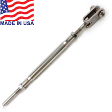 Traditional Toggle Jaw Turnbuckle - 1/8" - 14TTLL18A 