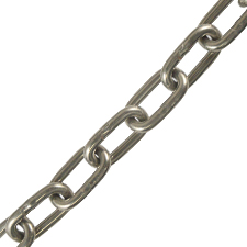 Stainless Steel Proof Coil Chain (3/16") 