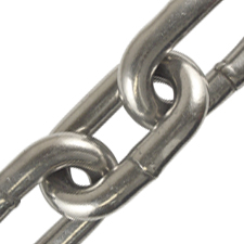 Stainless Steel Proof Coil Chain (1") 