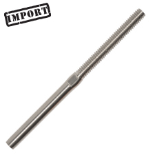 Handy Crimp Threaded Stud w/ Wrench Flats (LH)  - 3/16" - (Import) 