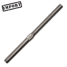 Threaded Stud w/ Wrench Flats (LH) - 3/16" - (Import) 