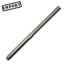 Threaded Stud w/ Wrench Flats (RH) - 3/16" - (Import) 