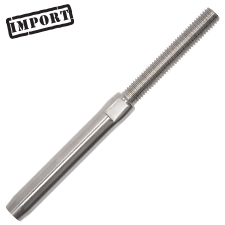 Threaded Stud w/ Wrench Flats (LH) - 5/16" - (Import) 