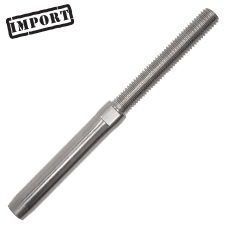 Threaded Stud w/ Wrench Flats (LH) - 3/8" - (Import) 
