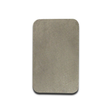 Stainless Steel Base Plate 2 1/2" x 4" x 1/4" - Mill Finish 