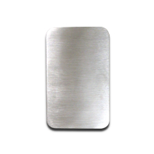 Stainless Steel Base Plate 2 1/2" x 4" x 1/4" - Brushed Finish 