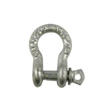 3/16" Screw Pin Anchor Shackle (Galvanized) 