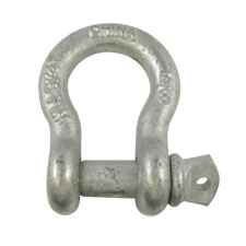 5/8" Screw Pin Anchor Shackle (Galvanized) 