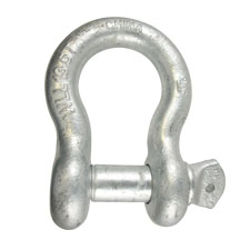 1-3/8" Screw Pin Anchor Shackle (Galvanized) 