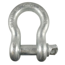 2-1/2" Screw Pin Anchor Shackle (Galvanized) 