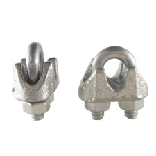 1/8" Malleable Wire Rope Clips 