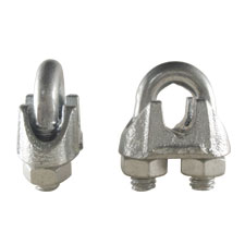 1/4" Malleable Wire Rope Clips 