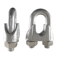 1" Malleable Wire Rope Clips 