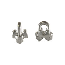 Precision Cast Stainless Steel Wire Rope Clip - 33HWRC305 