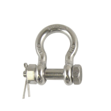 1/4" Stainless Steel  Bolt Type Anchor Shackle 