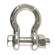 3/4" Stainless Steel  Bolt Type Anchor Shackle 