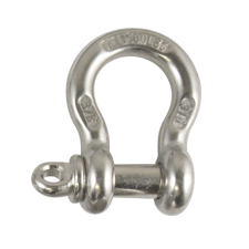 3/8" Stainless Steel  Screw Pin Anchor Shackle 