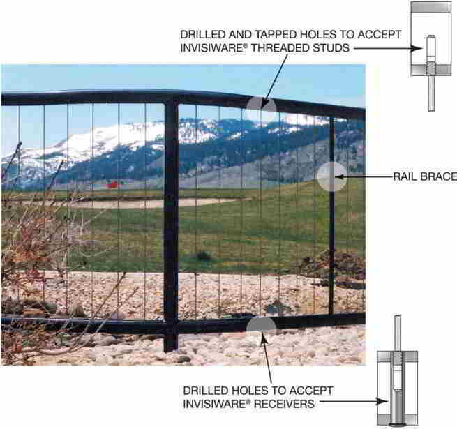 vertical cable railing frame styles