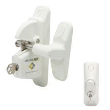 LokkLatch&reg; PRO SL (White) - LLP1SW-K  Keyed Different  DISCONTINUED ITEM!!ONLY 6 LEFT IN STOCK  Product Re-designed (CLICK HERE)