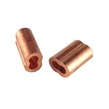 Nicopress Copper Oval Sleeves - 7/32" (10ea) - 18-8-F2 