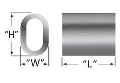 Stainless Steel Oval Sleeve Schematic