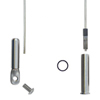 Cable Railing Assemblies - 4300 Series 2" Long Receiver 