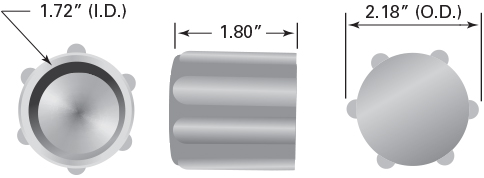 Wedge Anchor Cap Schematic