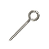 3/8" x 3" Stainless Steel Lag Eye Bolt Plain, Non-Welded 