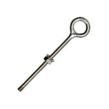 5/16" x 4-1/4" Stainless Steel Plain Eye Bolt (Welded)