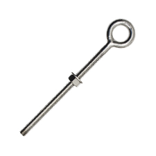 5/16" x 5" Stainless Steel Plain Eye Bolt (Welded)