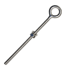 5/16" x 6" Stainless Steel Plain Eye Bolt (Welded)