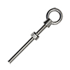 1/2" x 6" Stainless Steel Eye Bolt w/ Eye Nut