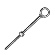 1/4" x 4" Stainless Steel Shoulder Eye Bolt (Forged)