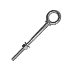3/8" x 4-1/2" Stainless Steel Shoulder Eye Bolt (Forged)