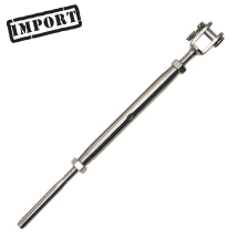 Jaw Stud Turnbuckle - 1/8" - (Import) 