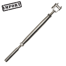 Jaw Stud Turnbuckle - 1/4" - (Import) 