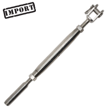 Jaw Stud Turnbuckle - 1/4" - (Import) 