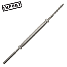 Lag Stud Turnbuckle - 1/8" - (Import) 