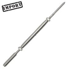 Lag Stud Turnbuckle - 3/16" - (Import) 